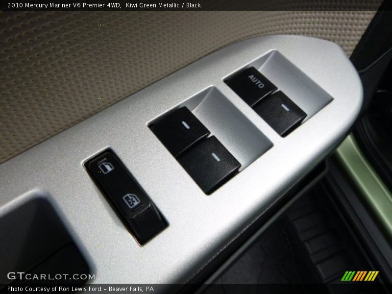 Kiwi Green Metallic / Black 2010 Mercury Mariner V6 Premier 4WD