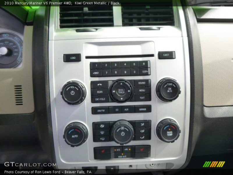 Kiwi Green Metallic / Black 2010 Mercury Mariner V6 Premier 4WD