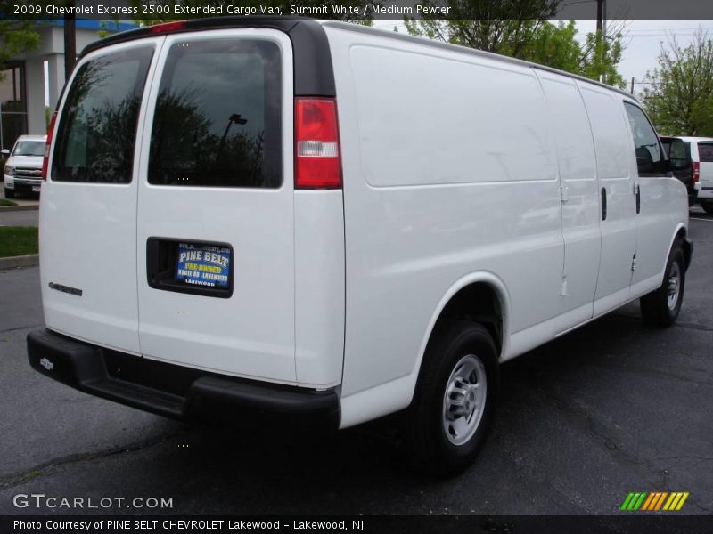 Summit White / Medium Pewter 2009 Chevrolet Express 2500 Extended Cargo Van