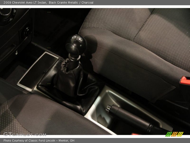 Black Granite Metallic / Charcoal 2009 Chevrolet Aveo LT Sedan