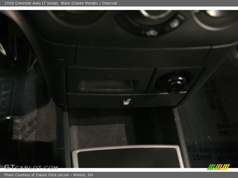 Black Granite Metallic / Charcoal 2009 Chevrolet Aveo LT Sedan