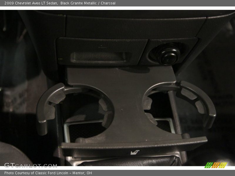 Black Granite Metallic / Charcoal 2009 Chevrolet Aveo LT Sedan