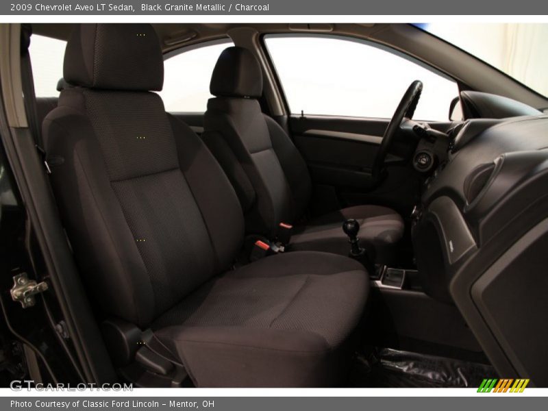 Black Granite Metallic / Charcoal 2009 Chevrolet Aveo LT Sedan