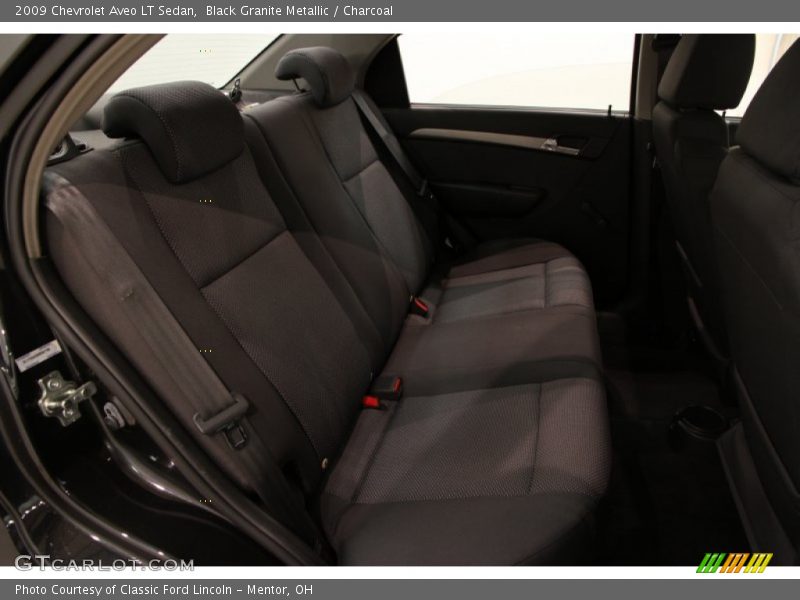 Black Granite Metallic / Charcoal 2009 Chevrolet Aveo LT Sedan