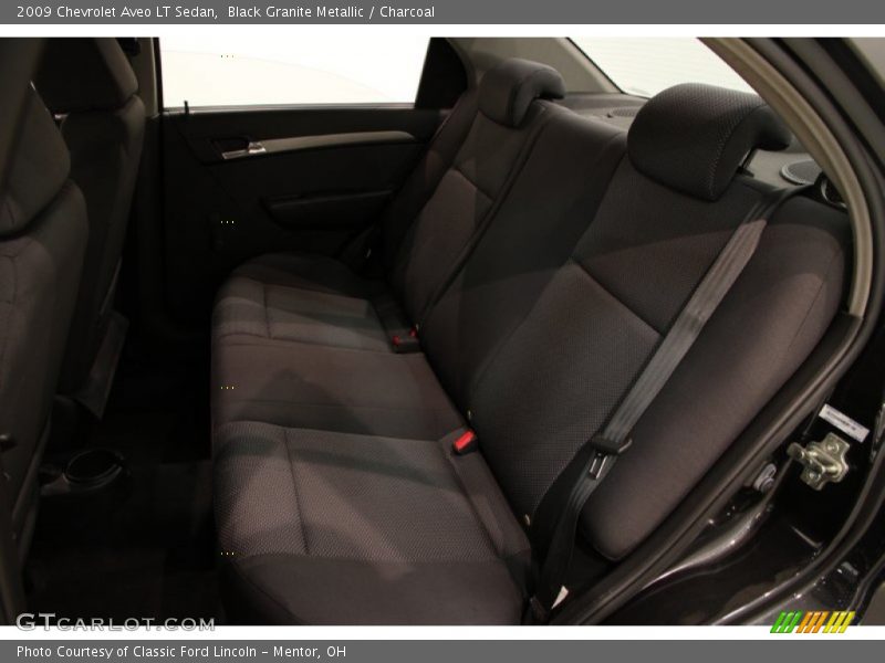 Black Granite Metallic / Charcoal 2009 Chevrolet Aveo LT Sedan