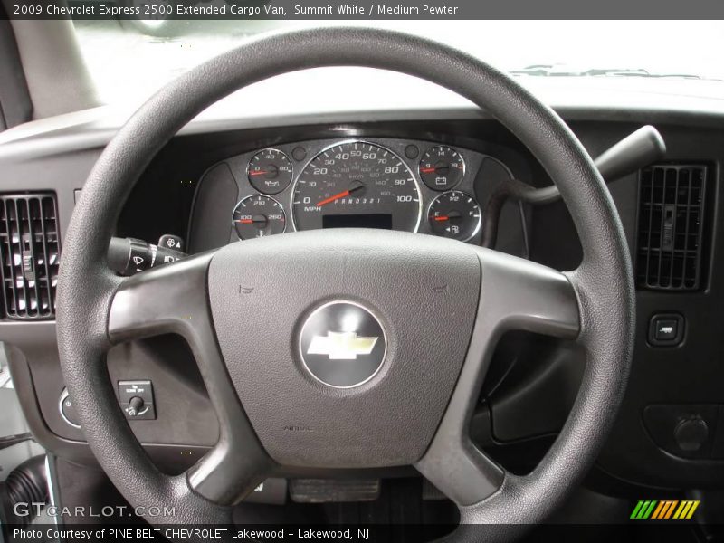 Summit White / Medium Pewter 2009 Chevrolet Express 2500 Extended Cargo Van