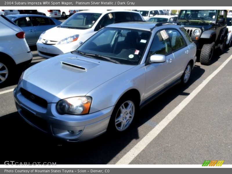 Platinum Silver Metallic / Dark Gray 2004 Subaru Impreza WRX Sport Wagon