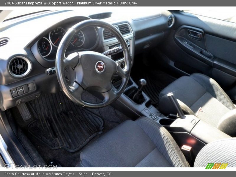 Platinum Silver Metallic / Dark Gray 2004 Subaru Impreza WRX Sport Wagon