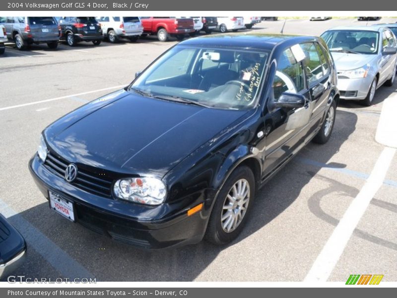 Black / Grey 2004 Volkswagen Golf GLS 4 Door