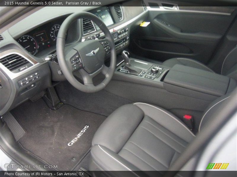 Black Interior - 2015 Genesis 5.0 Sedan 