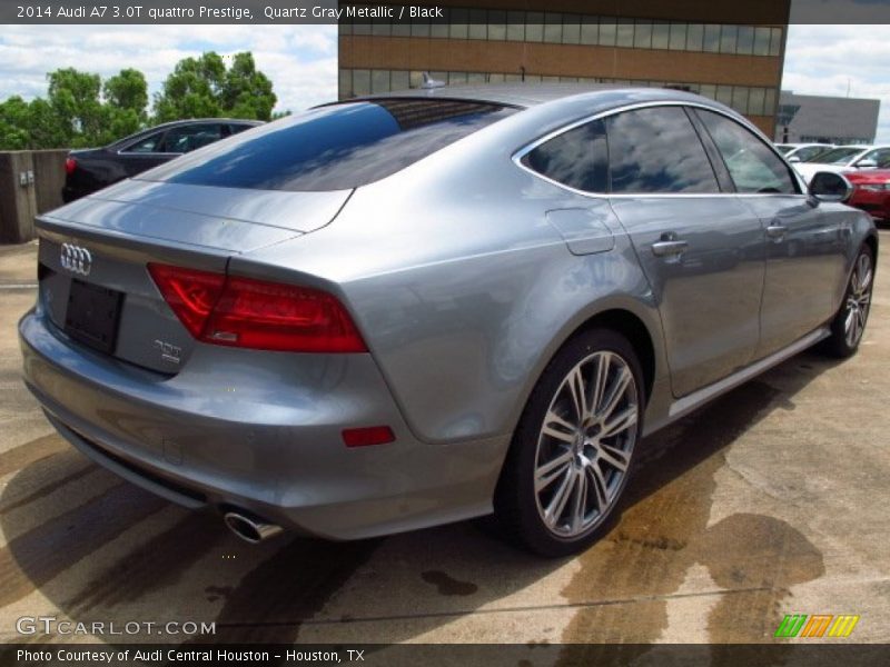 Quartz Gray Metallic / Black 2014 Audi A7 3.0T quattro Prestige