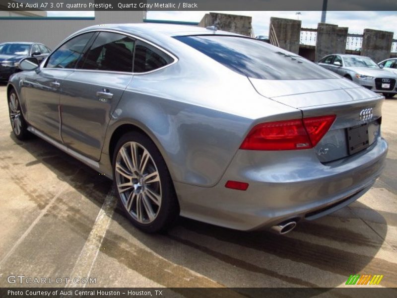 Quartz Gray Metallic / Black 2014 Audi A7 3.0T quattro Prestige