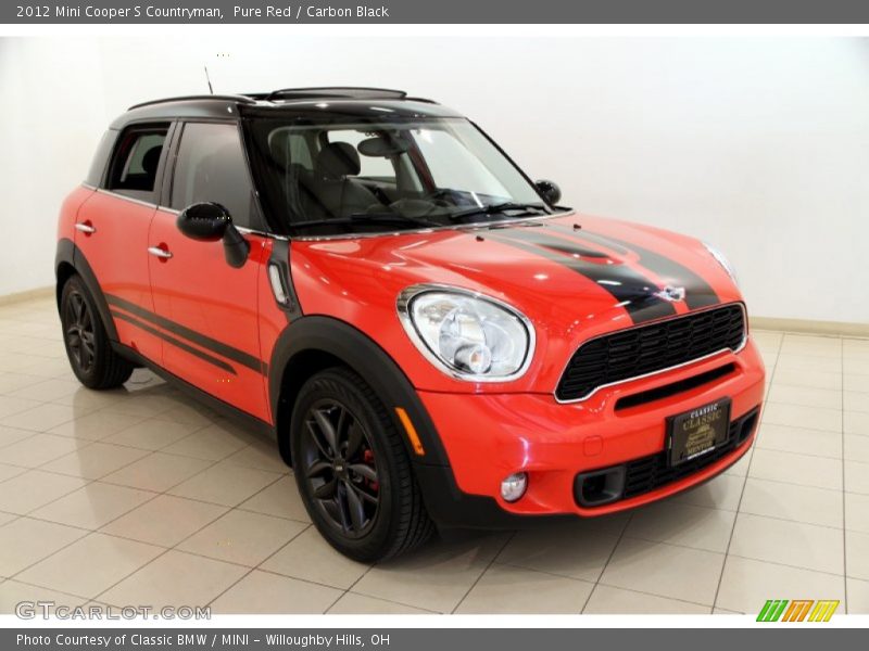 Pure Red / Carbon Black 2012 Mini Cooper S Countryman