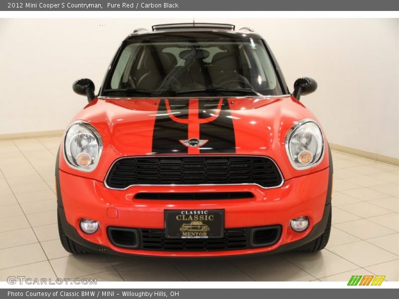 Pure Red / Carbon Black 2012 Mini Cooper S Countryman