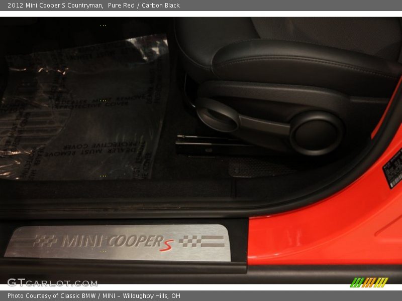 Pure Red / Carbon Black 2012 Mini Cooper S Countryman