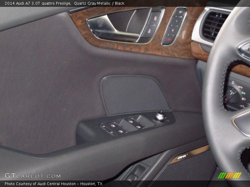 Quartz Gray Metallic / Black 2014 Audi A7 3.0T quattro Prestige