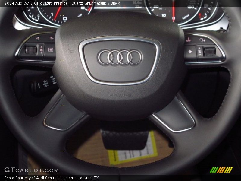 Quartz Gray Metallic / Black 2014 Audi A7 3.0T quattro Prestige