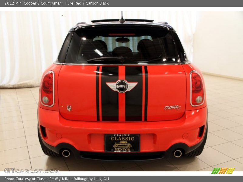 Pure Red / Carbon Black 2012 Mini Cooper S Countryman