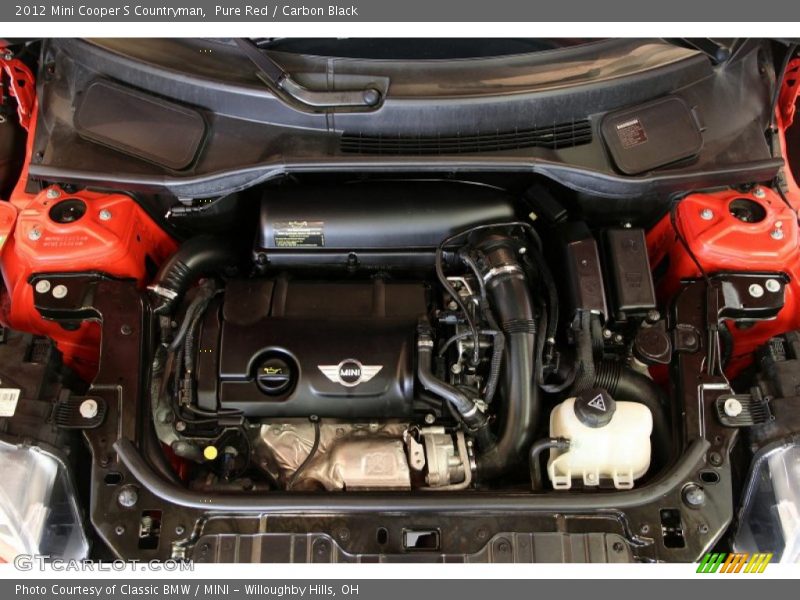  2012 Cooper S Countryman Engine - 1.6 Liter DI Twin-Scroll Turbocharged DOHC 16-Valve VVT 4 Cylinder