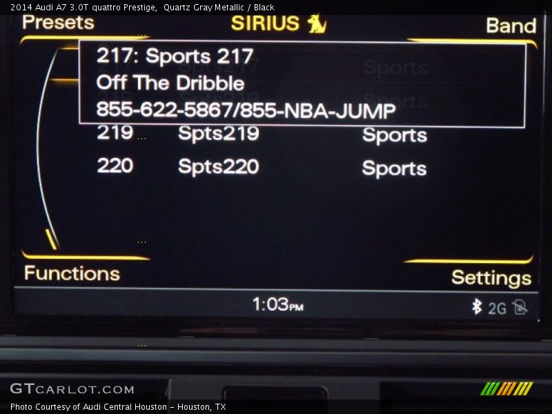 Quartz Gray Metallic / Black 2014 Audi A7 3.0T quattro Prestige