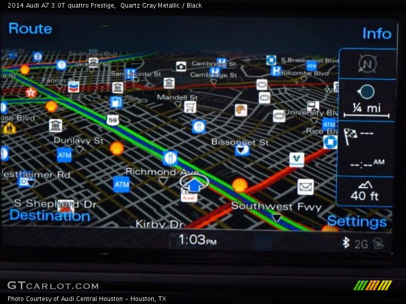 Navigation of 2014 A7 3.0T quattro Prestige