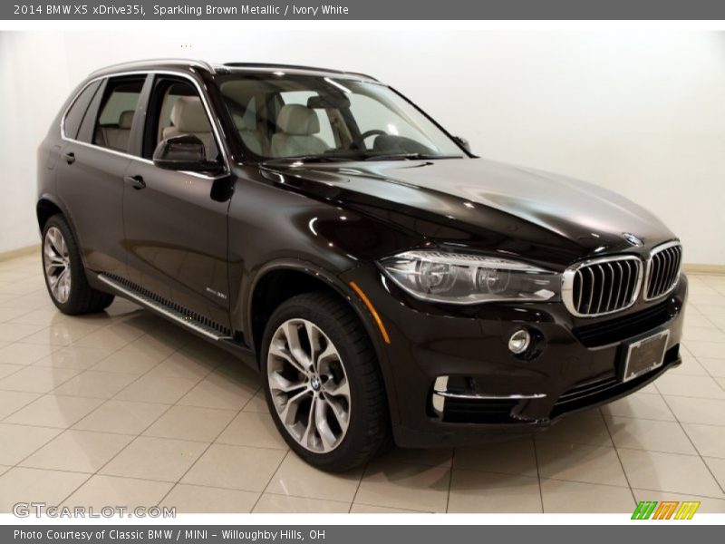 Sparkling Brown Metallic / Ivory White 2014 BMW X5 xDrive35i