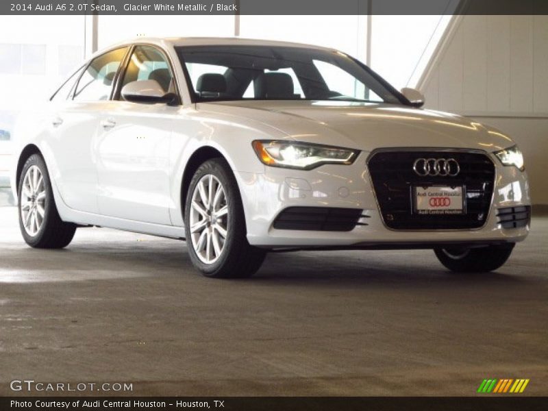 Glacier White Metallic / Black 2014 Audi A6 2.0T Sedan