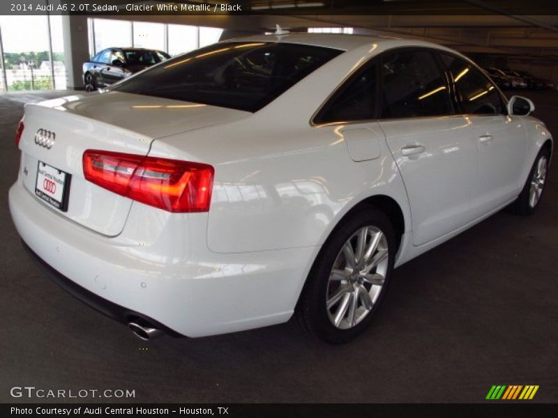 Glacier White Metallic / Black 2014 Audi A6 2.0T Sedan