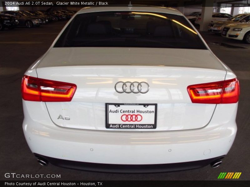 Glacier White Metallic / Black 2014 Audi A6 2.0T Sedan