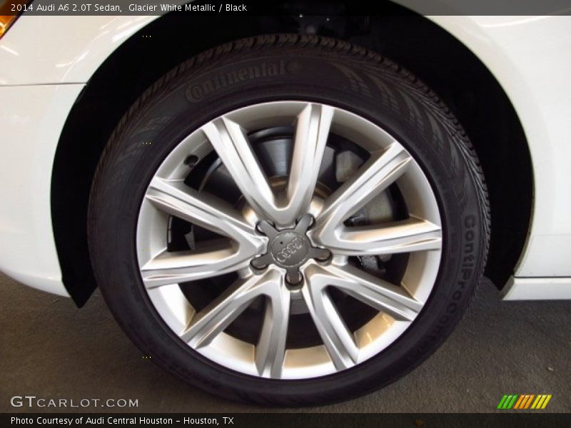 Glacier White Metallic / Black 2014 Audi A6 2.0T Sedan