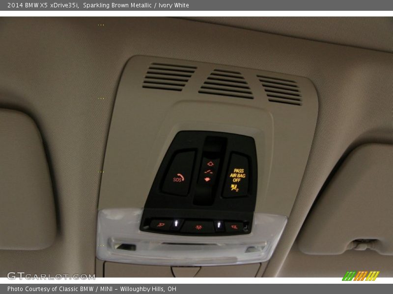 Sparkling Brown Metallic / Ivory White 2014 BMW X5 xDrive35i