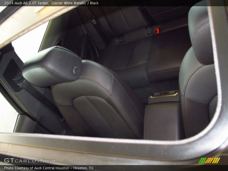 Glacier White Metallic / Black 2014 Audi A6 2.0T Sedan