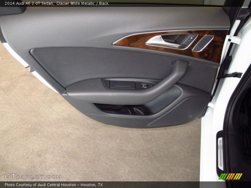 Glacier White Metallic / Black 2014 Audi A6 2.0T Sedan