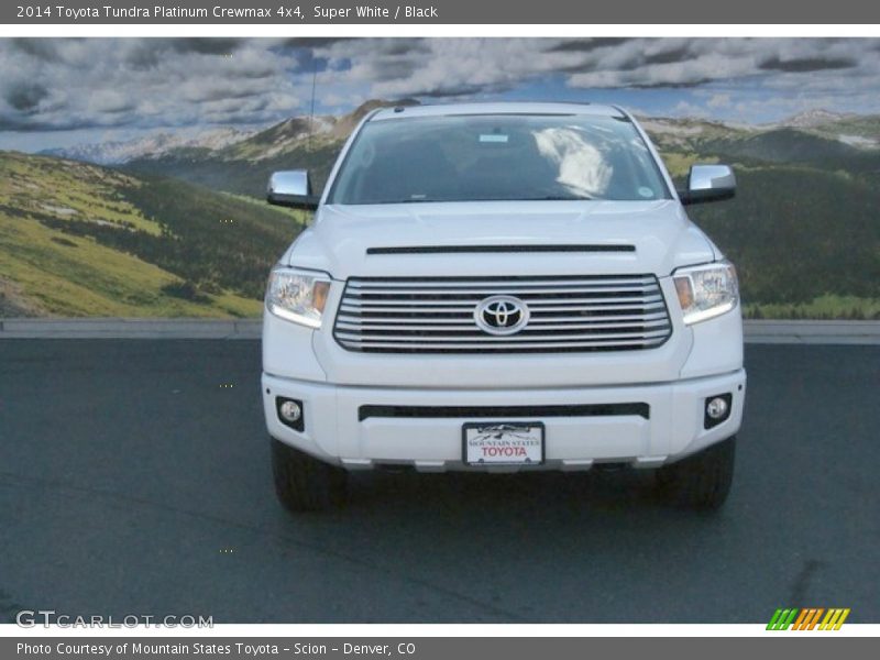 Super White / Black 2014 Toyota Tundra Platinum Crewmax 4x4