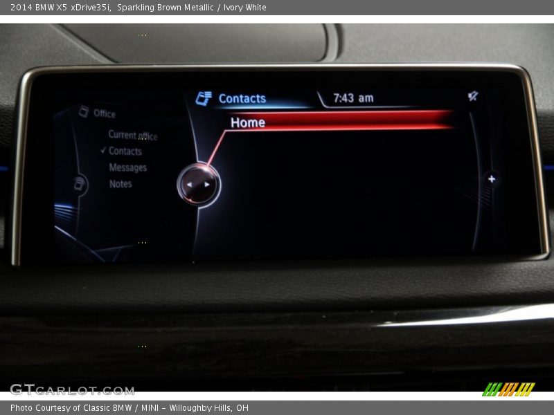 Sparkling Brown Metallic / Ivory White 2014 BMW X5 xDrive35i