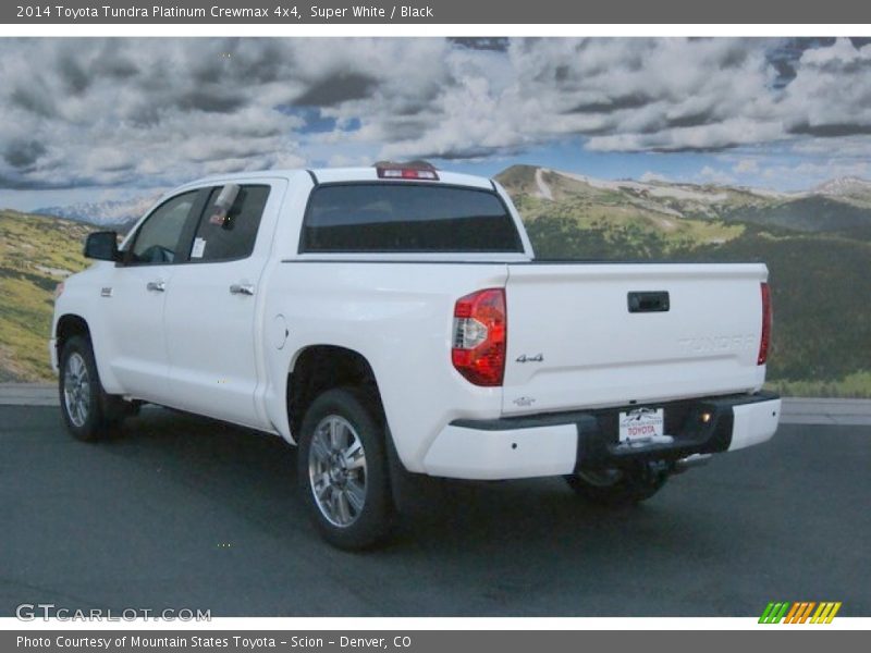 Super White / Black 2014 Toyota Tundra Platinum Crewmax 4x4