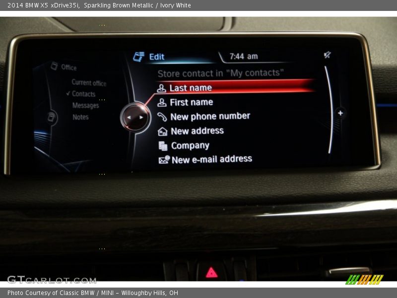 Sparkling Brown Metallic / Ivory White 2014 BMW X5 xDrive35i