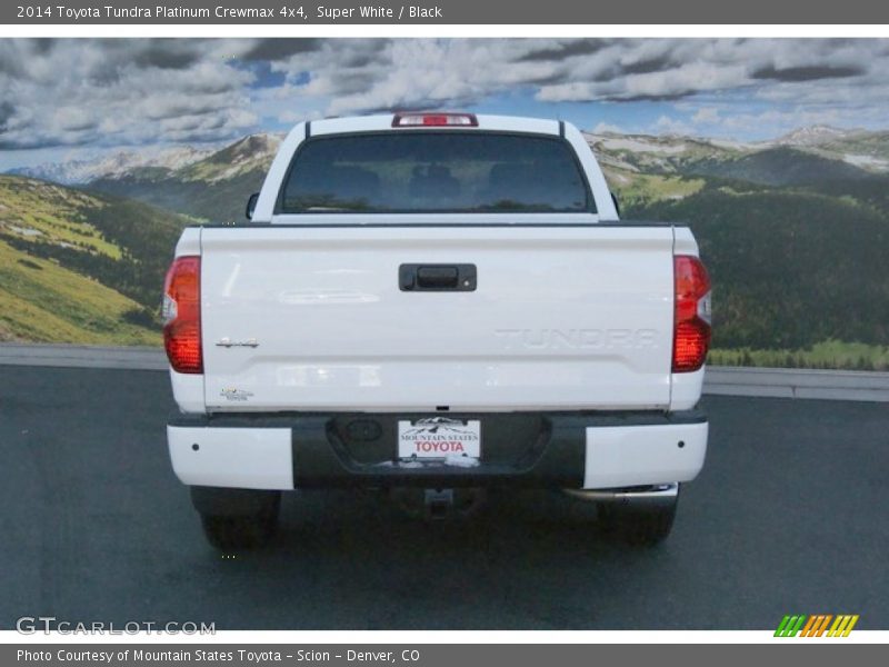 Super White / Black 2014 Toyota Tundra Platinum Crewmax 4x4