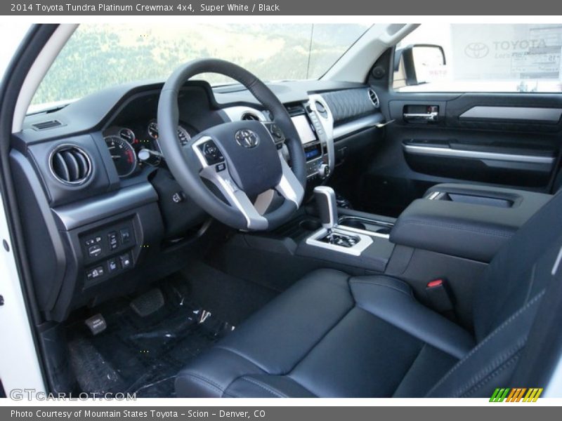 Super White / Black 2014 Toyota Tundra Platinum Crewmax 4x4