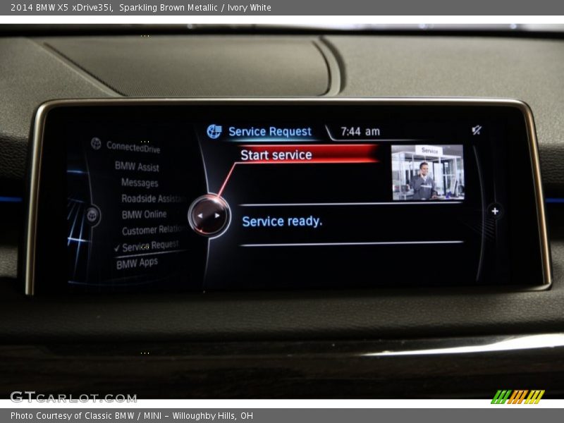 Sparkling Brown Metallic / Ivory White 2014 BMW X5 xDrive35i