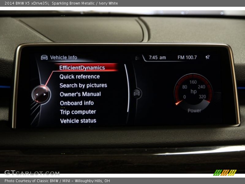 Sparkling Brown Metallic / Ivory White 2014 BMW X5 xDrive35i