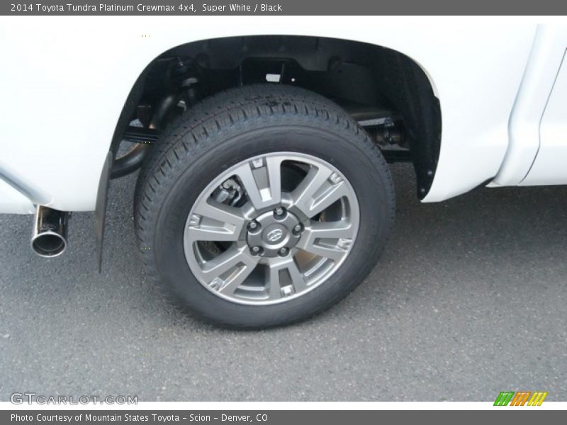 Super White / Black 2014 Toyota Tundra Platinum Crewmax 4x4