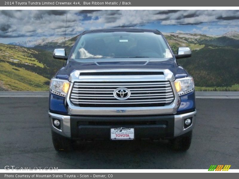 Blue Ribbon Metallic / Black 2014 Toyota Tundra Limited Crewmax 4x4