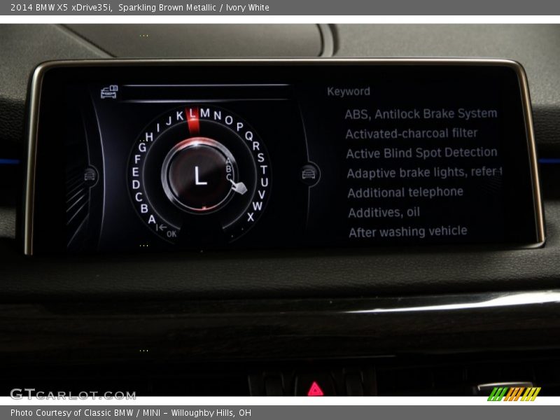 Sparkling Brown Metallic / Ivory White 2014 BMW X5 xDrive35i