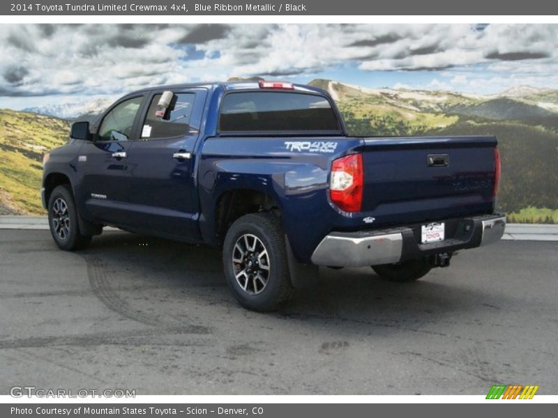 Blue Ribbon Metallic / Black 2014 Toyota Tundra Limited Crewmax 4x4