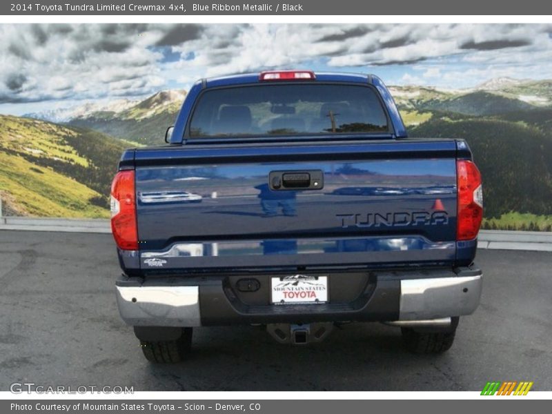 Blue Ribbon Metallic / Black 2014 Toyota Tundra Limited Crewmax 4x4