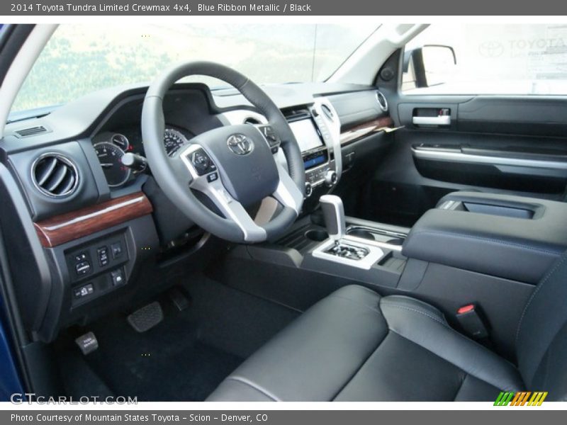 Blue Ribbon Metallic / Black 2014 Toyota Tundra Limited Crewmax 4x4