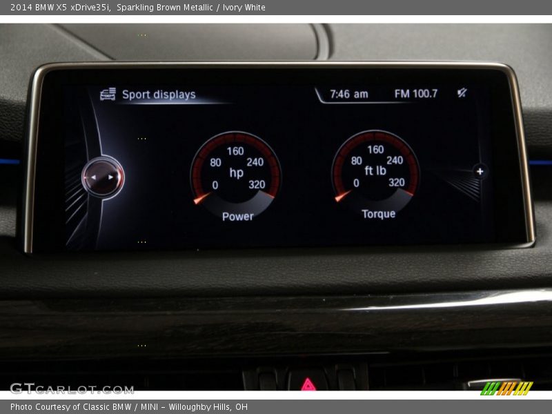 Sparkling Brown Metallic / Ivory White 2014 BMW X5 xDrive35i