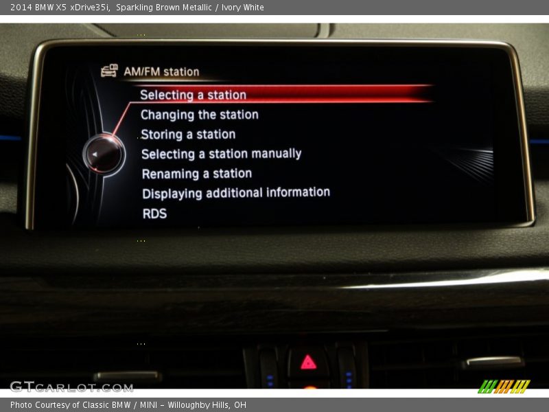 Sparkling Brown Metallic / Ivory White 2014 BMW X5 xDrive35i