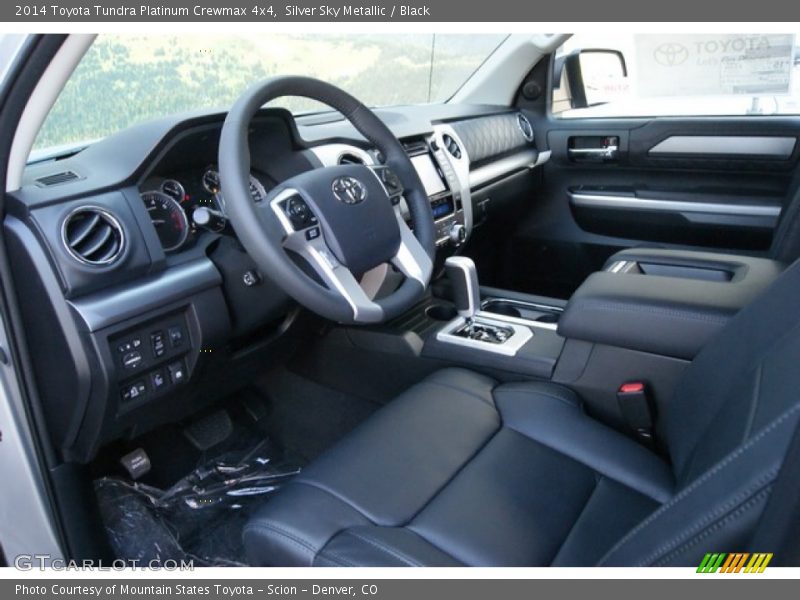 Silver Sky Metallic / Black 2014 Toyota Tundra Platinum Crewmax 4x4